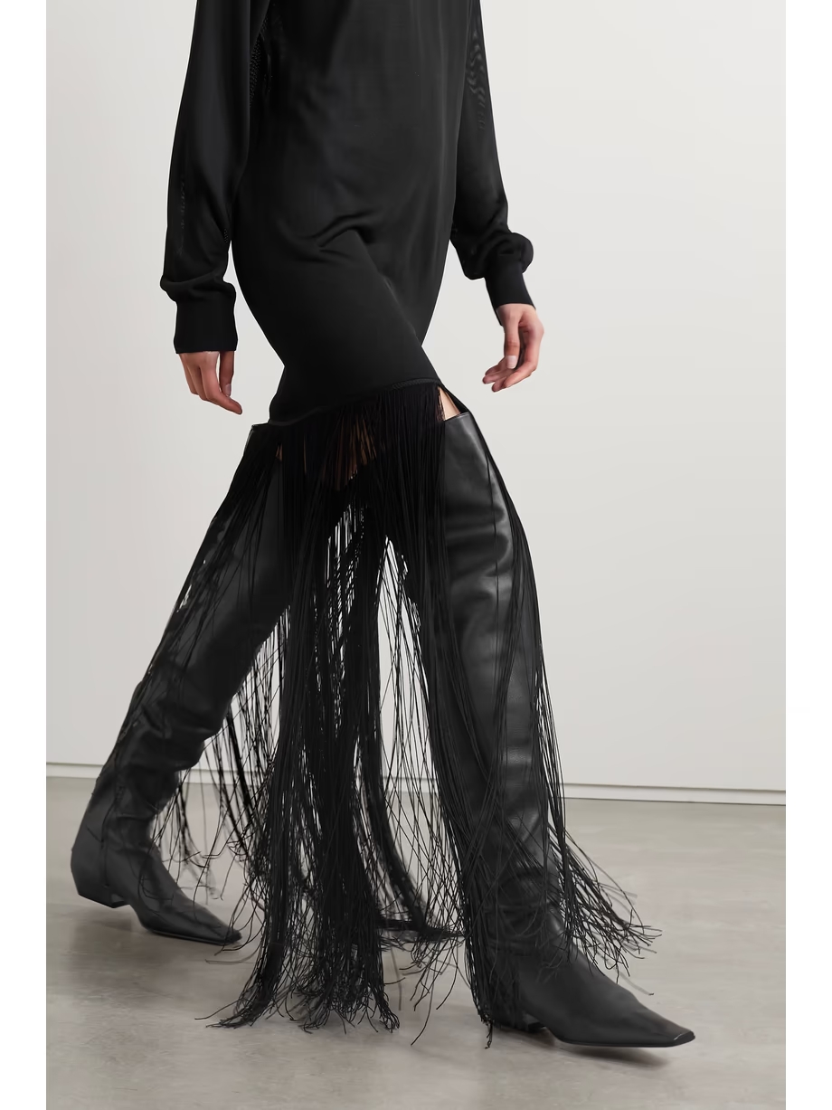 Marfa leather over-the-knee boots