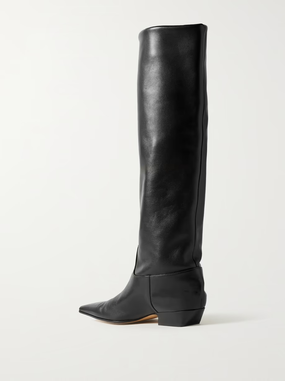 Marfa leather knee boots