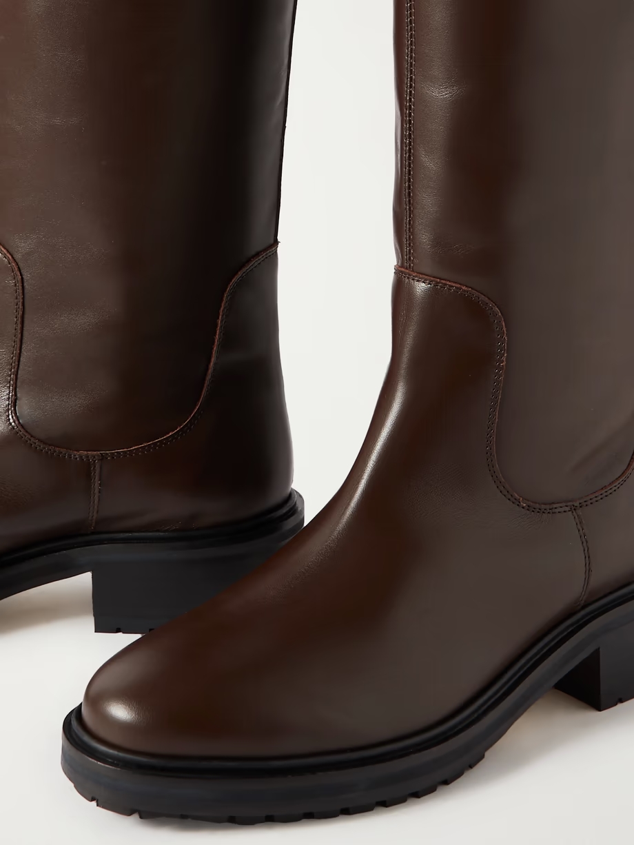 Henry leather knee boots