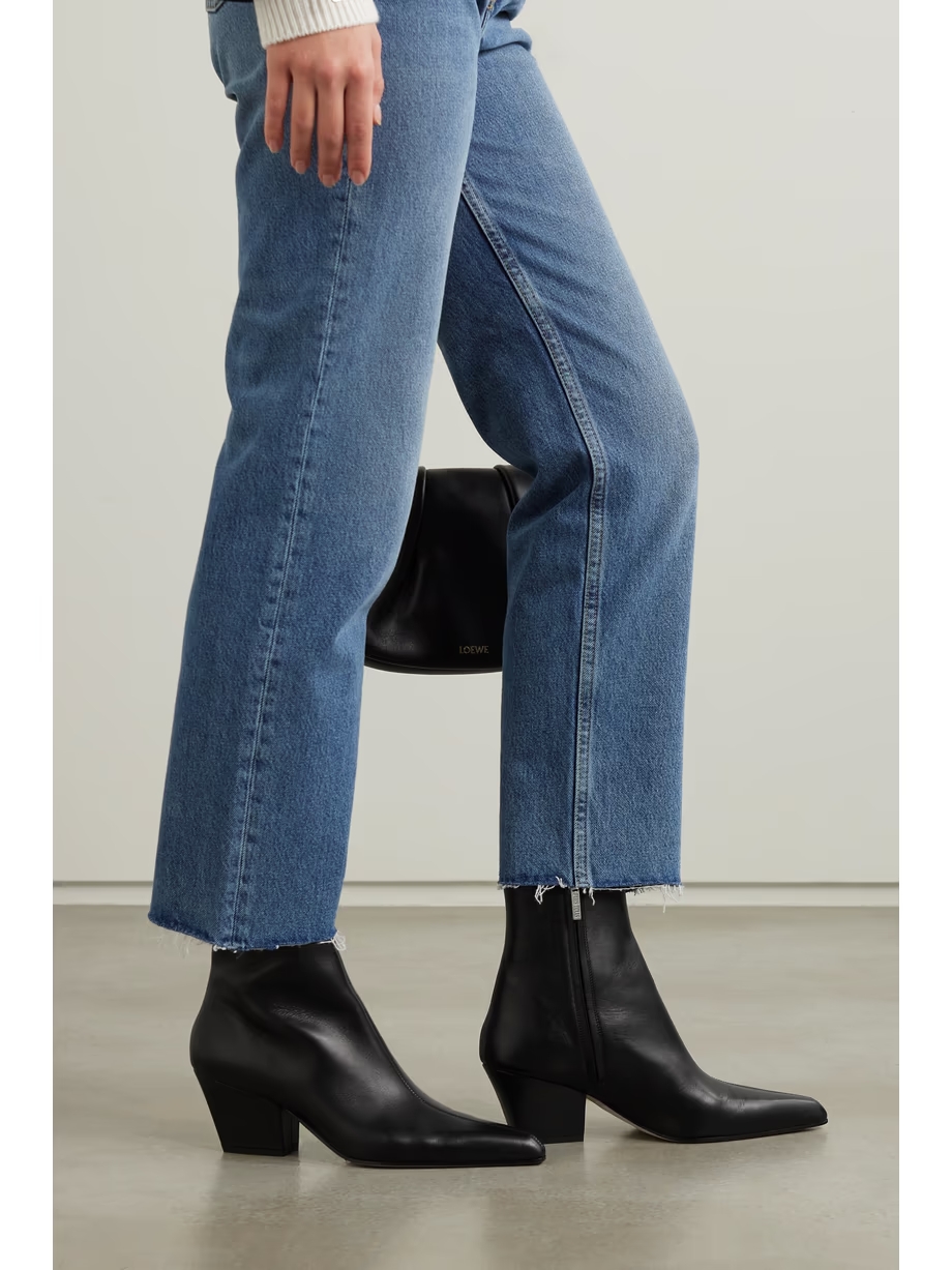 Jane leather ankle boots