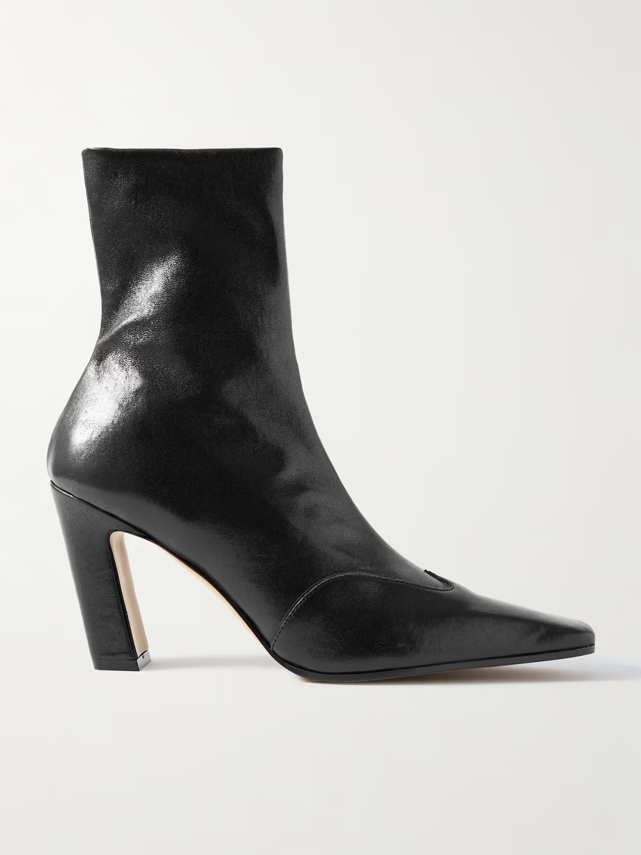 Nevada leather ankle boots