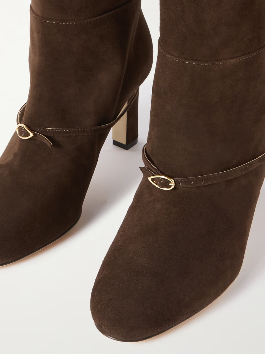 Samuele 85 suede knee boots