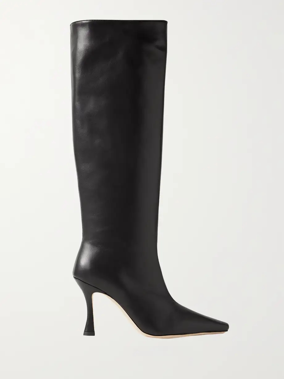 Cami leather knee boots