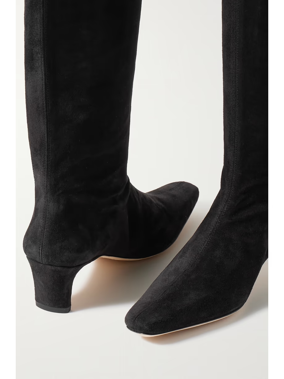 Wally suede knee boots