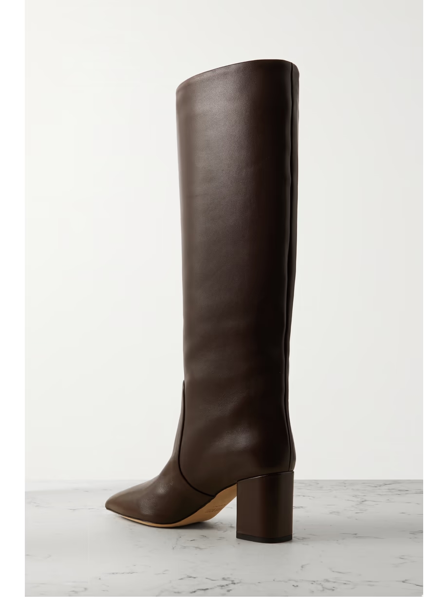 Anja leather knee boots