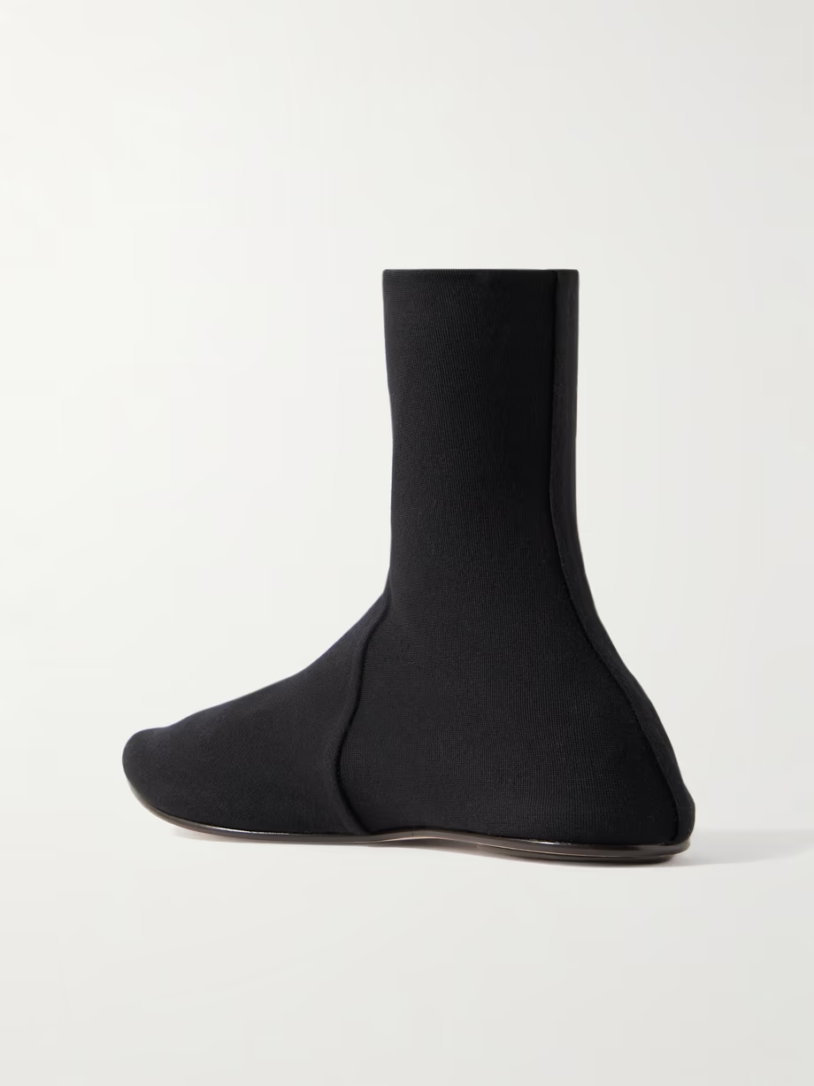 Louis stretch-ponte sock boots