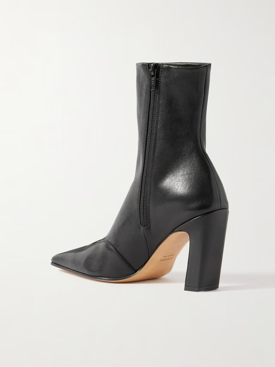 Nevada leather ankle boots