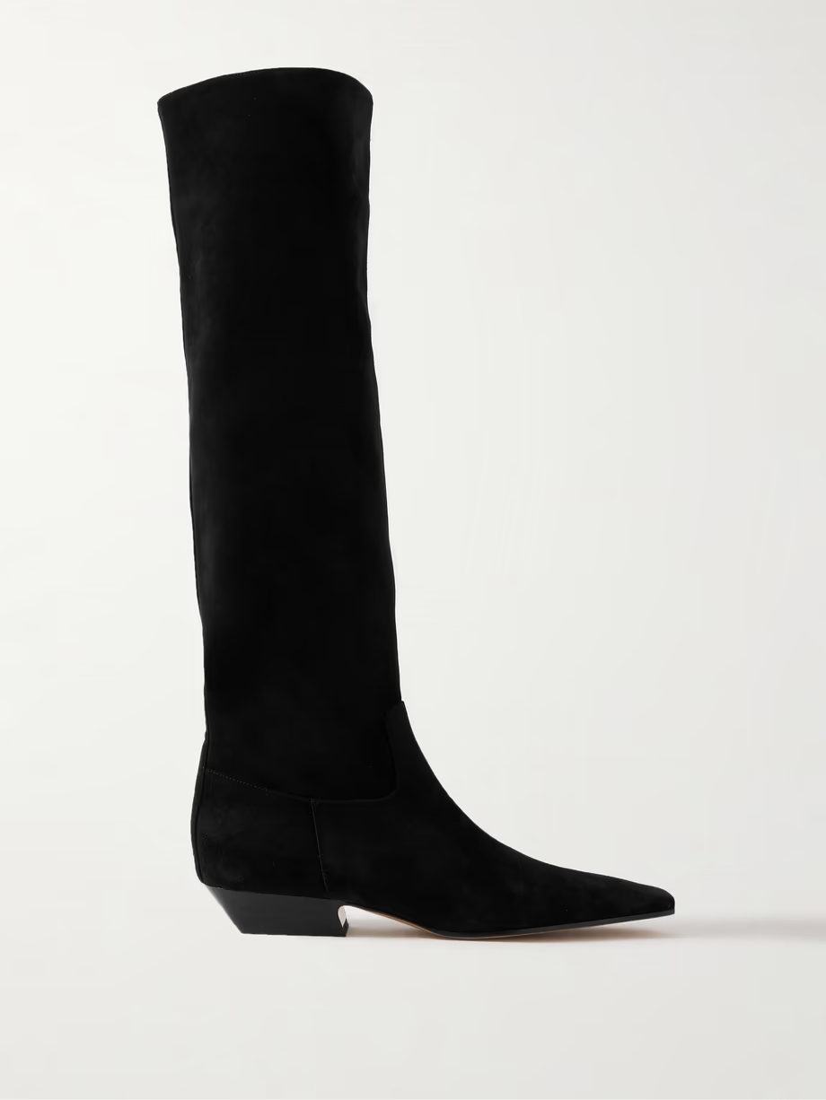 Marfa suede knee boots