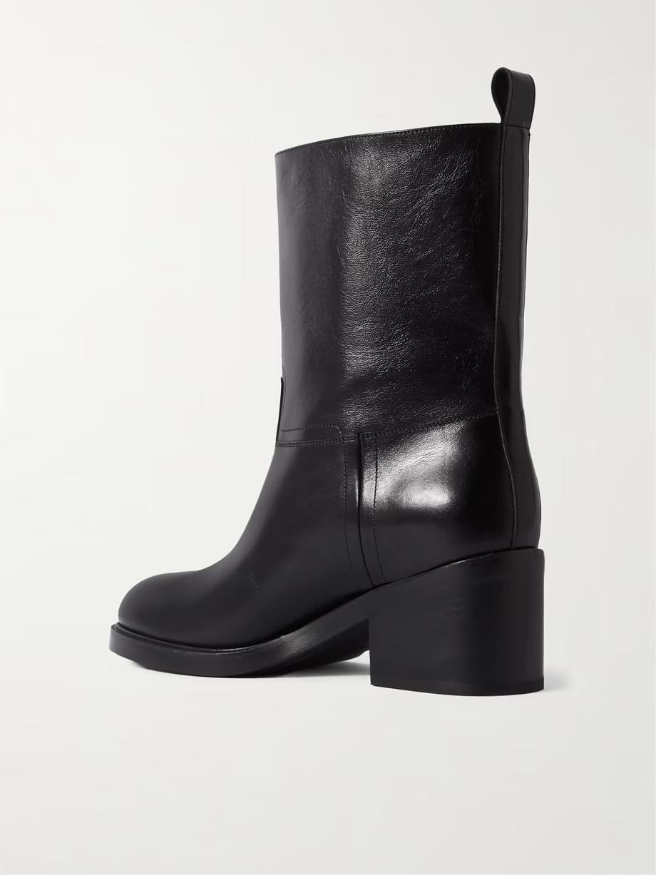 Pongo leather ankle boots