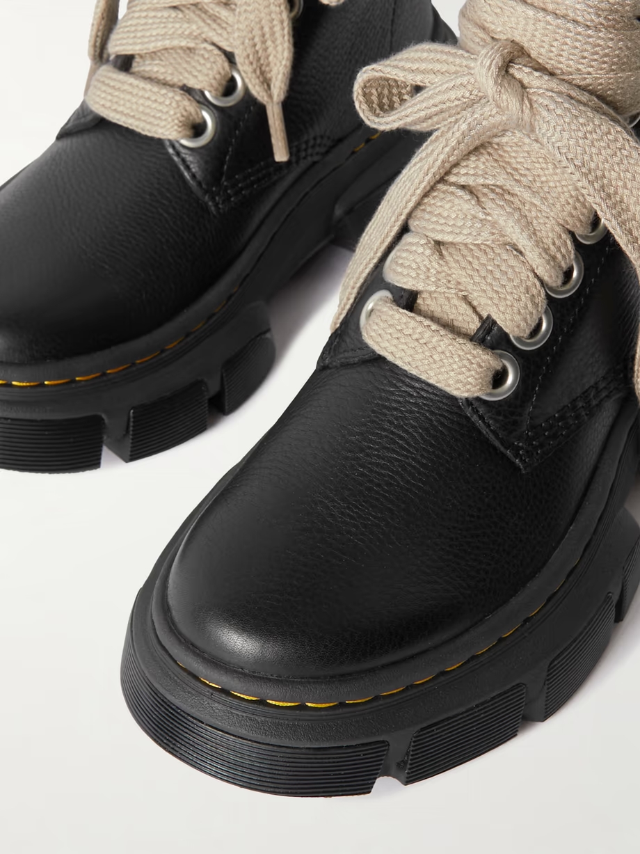 + Dr. Martens 1918 DMXL textured-leather boots