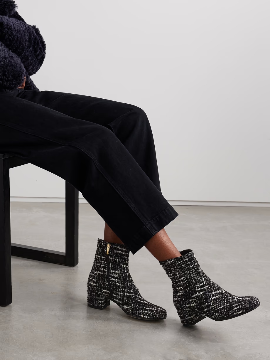 Joelle 45 tweed ankle boots