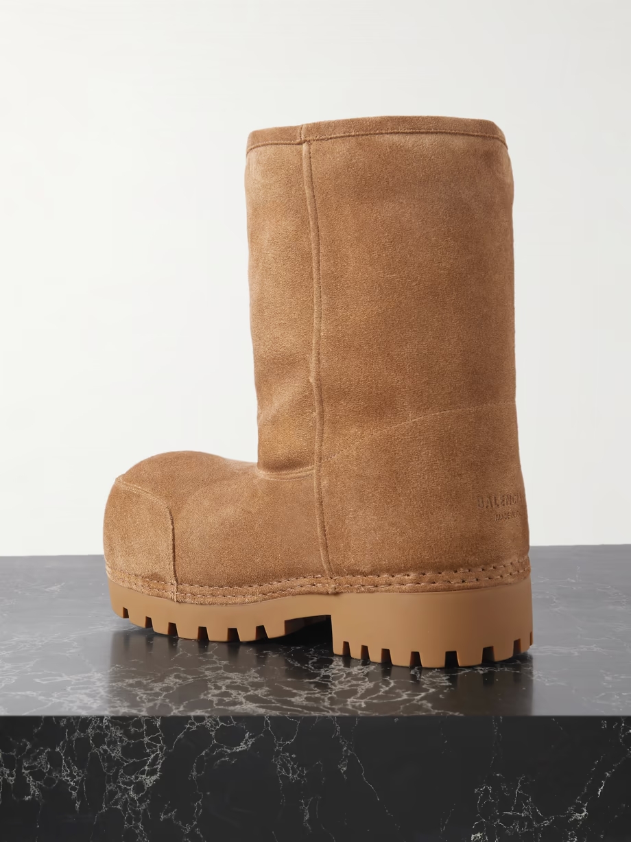 Alaska Low shearling-lined suede boots