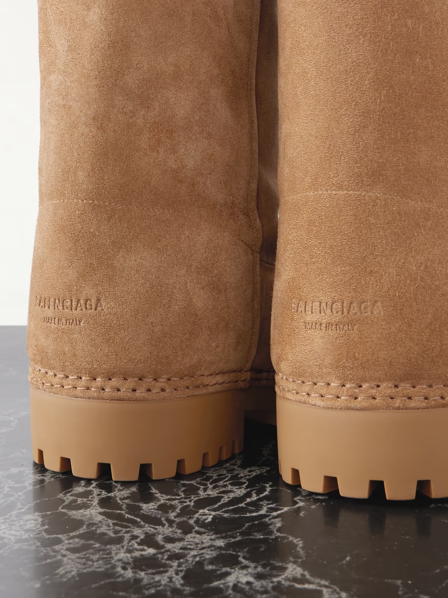 Alaska Low shearling-lined suede boots