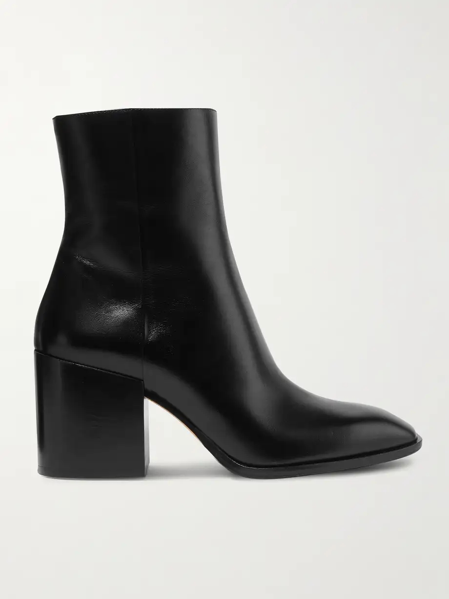 Leandra leather ankle boots