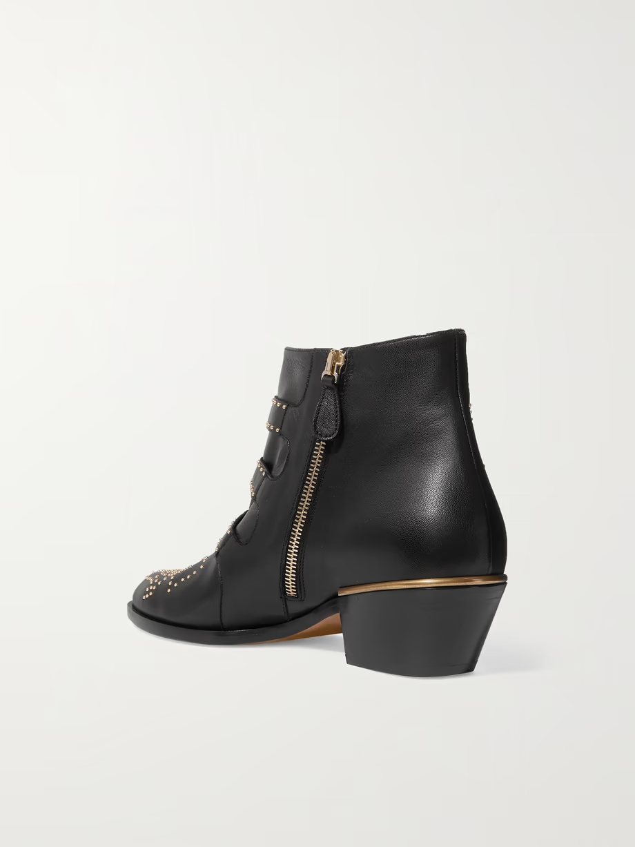 Susanna studded leather ankle boots