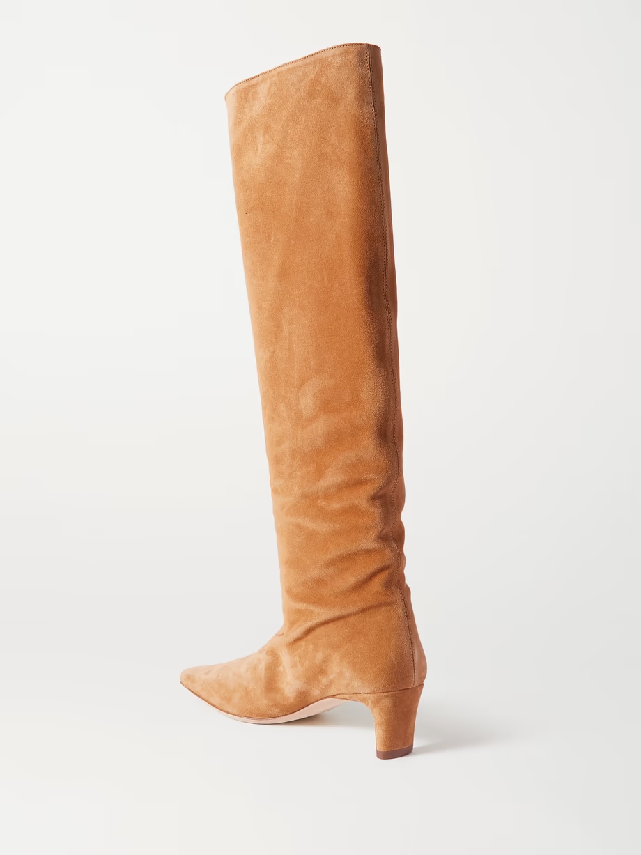 Wally suede knee boots