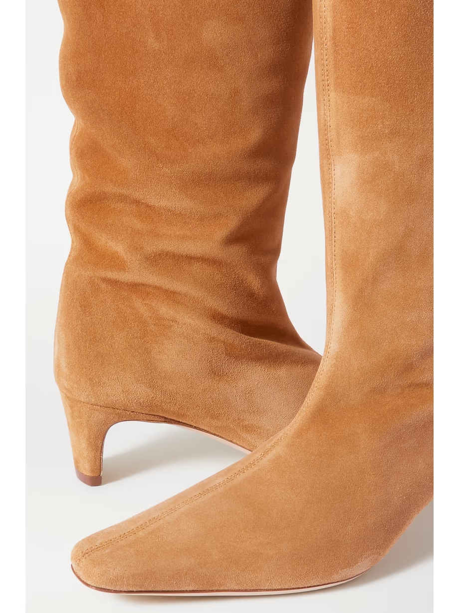 Wally suede knee boots