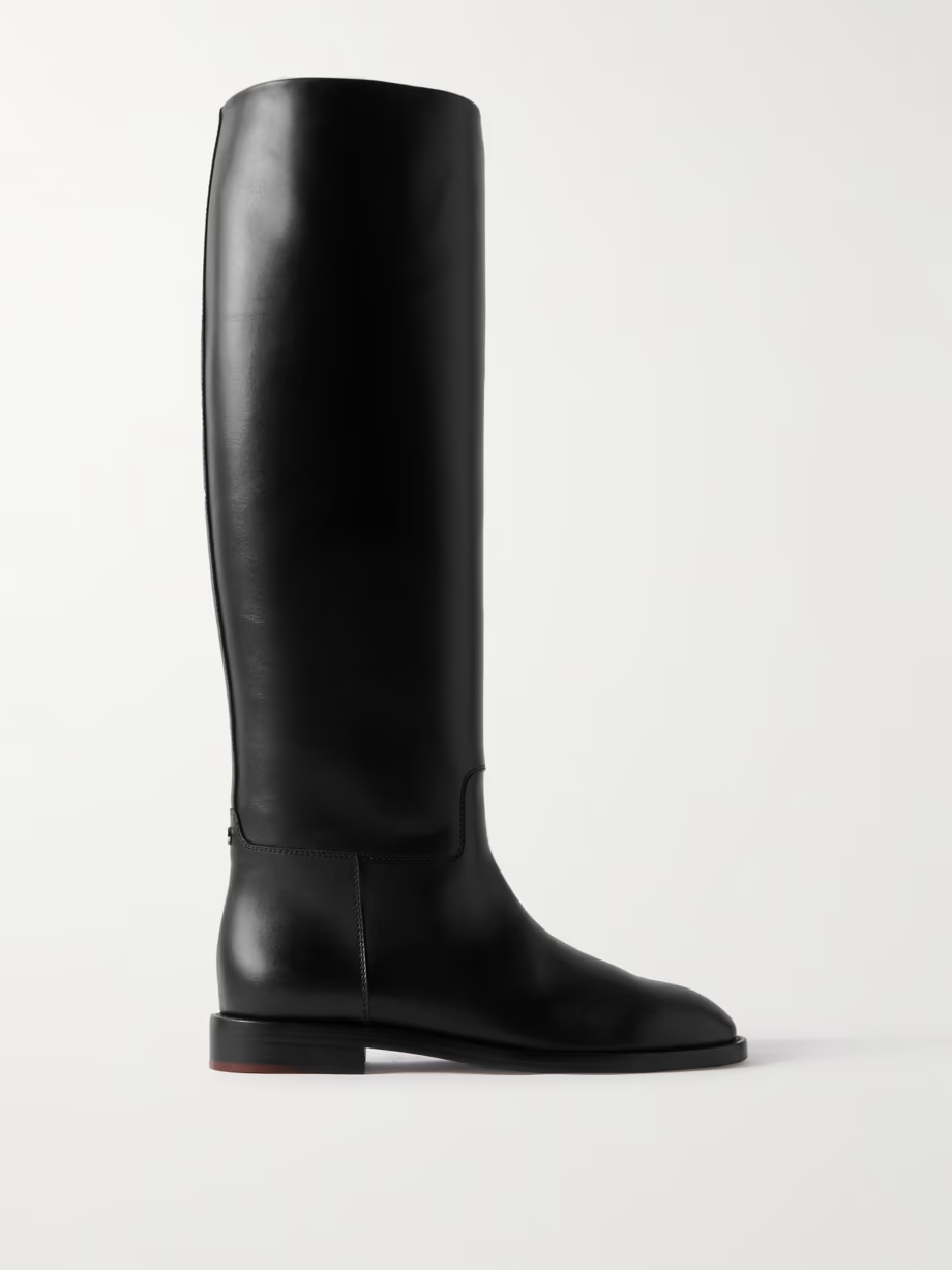 Decker leather knee boots