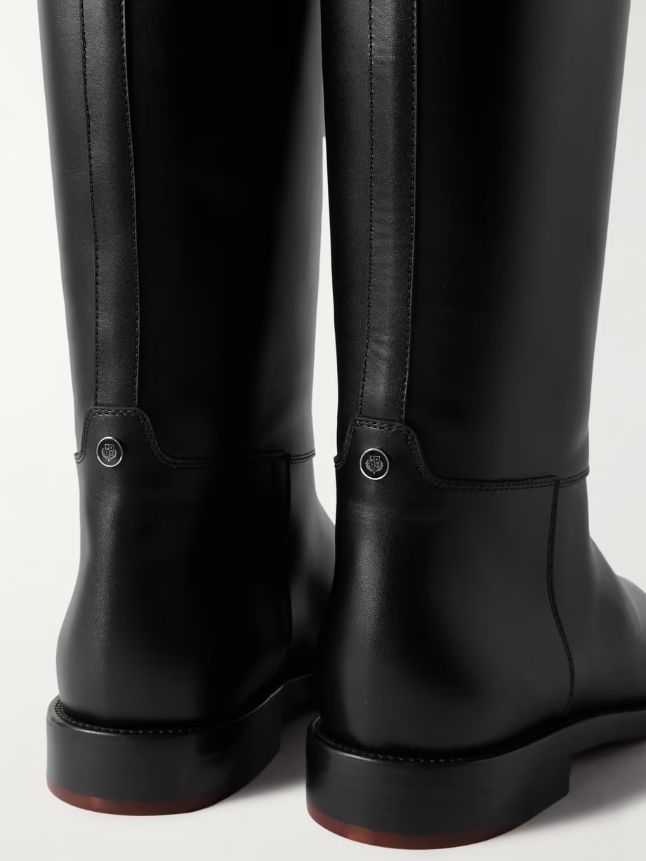 Decker leather knee boots