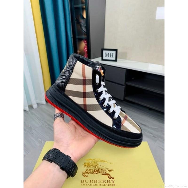 Burberry High help man 1208 Burberry sz38-44 211220256-7 2colors