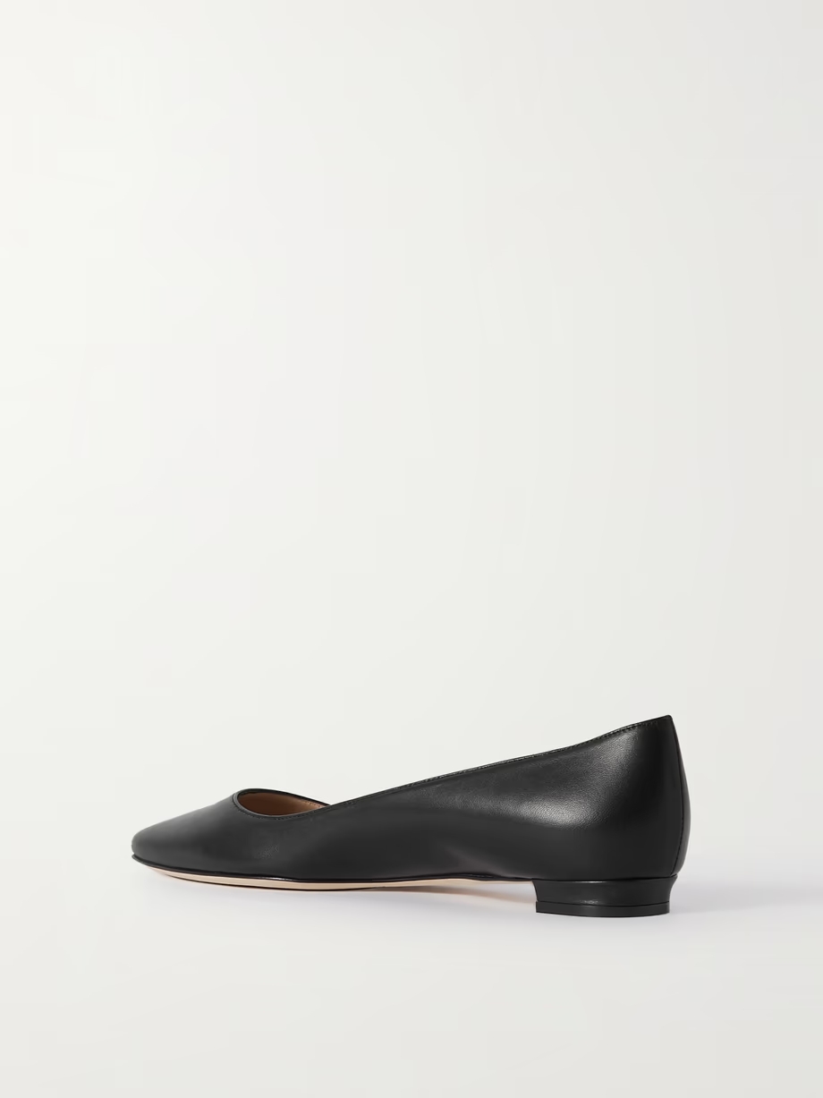 BB 10 leather point-toe flats