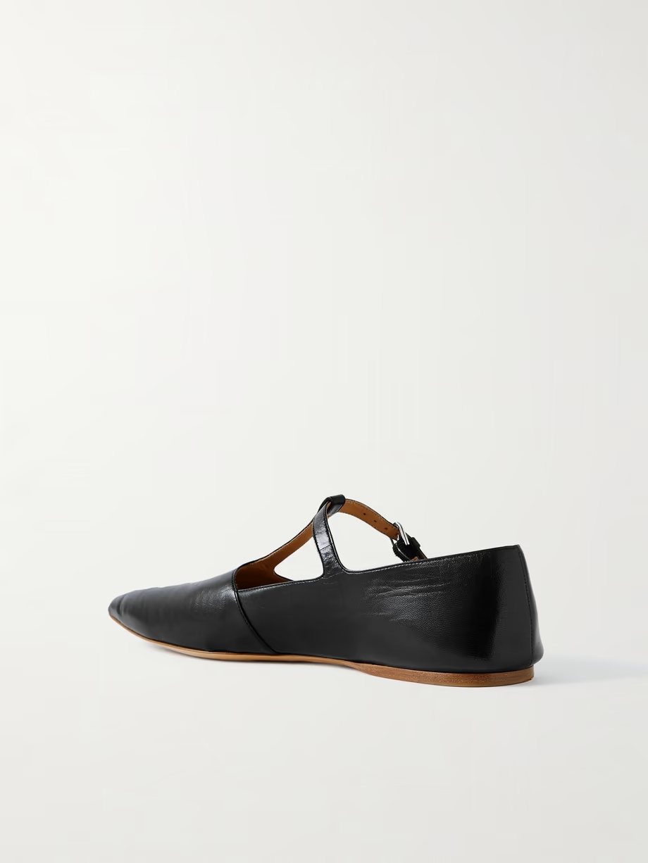 Lola Ballerina leather Mary Jane point-toe flats