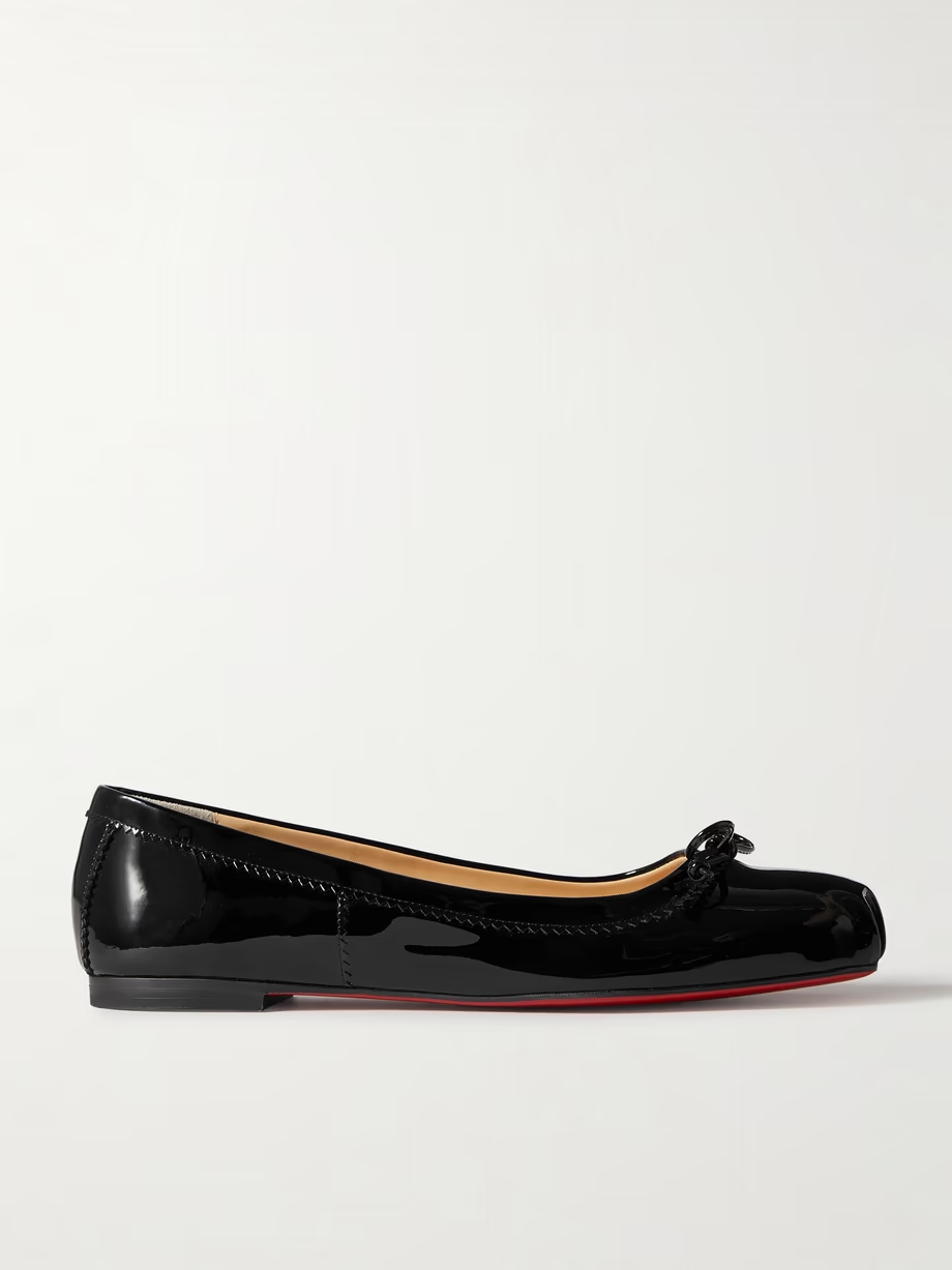 Mamadrague patent-leather ballet flats