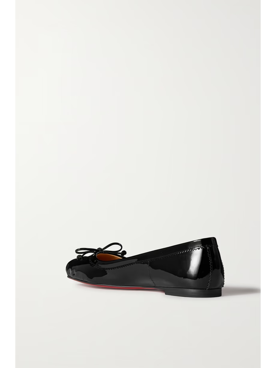 Mamadrague patent-leather ballet flats