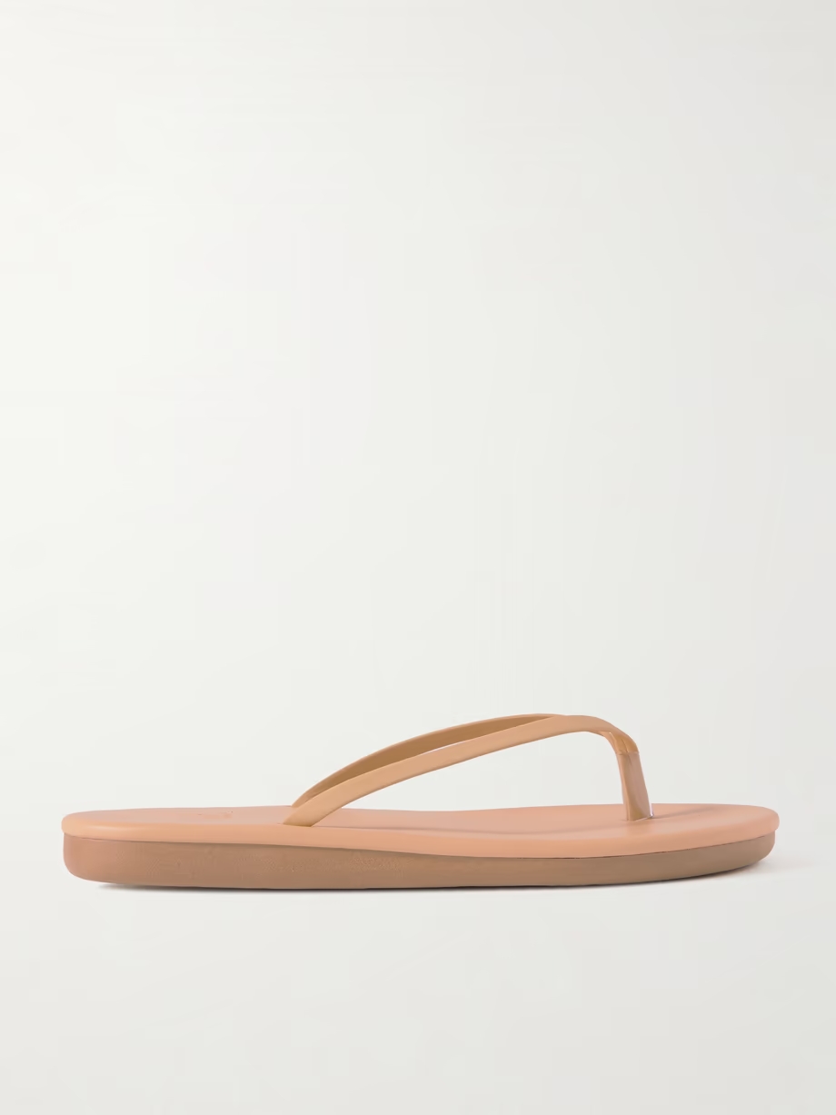 Saionara leather flip flops