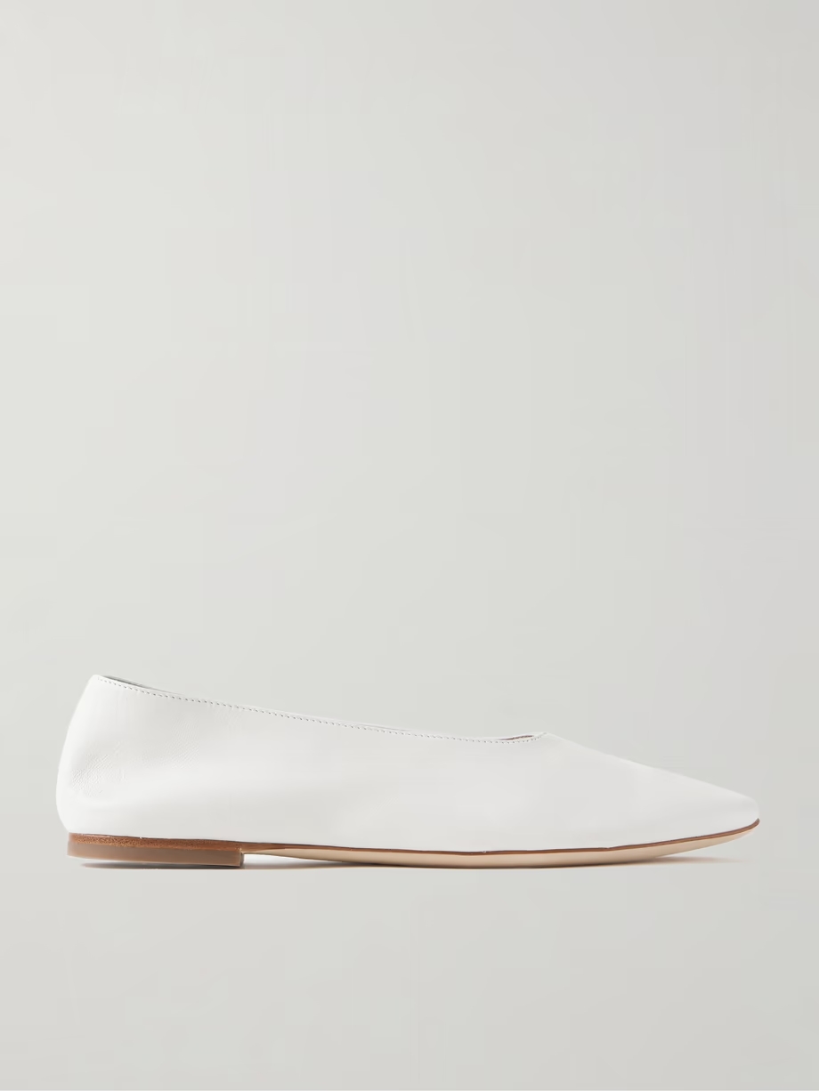 Alba leather ballet flats