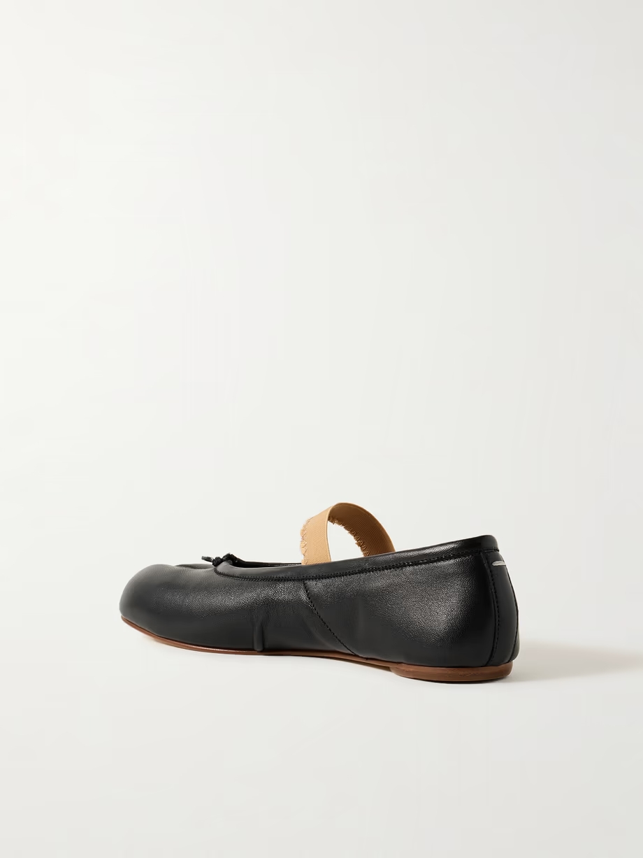 Tabi split-toe leather ballet flats