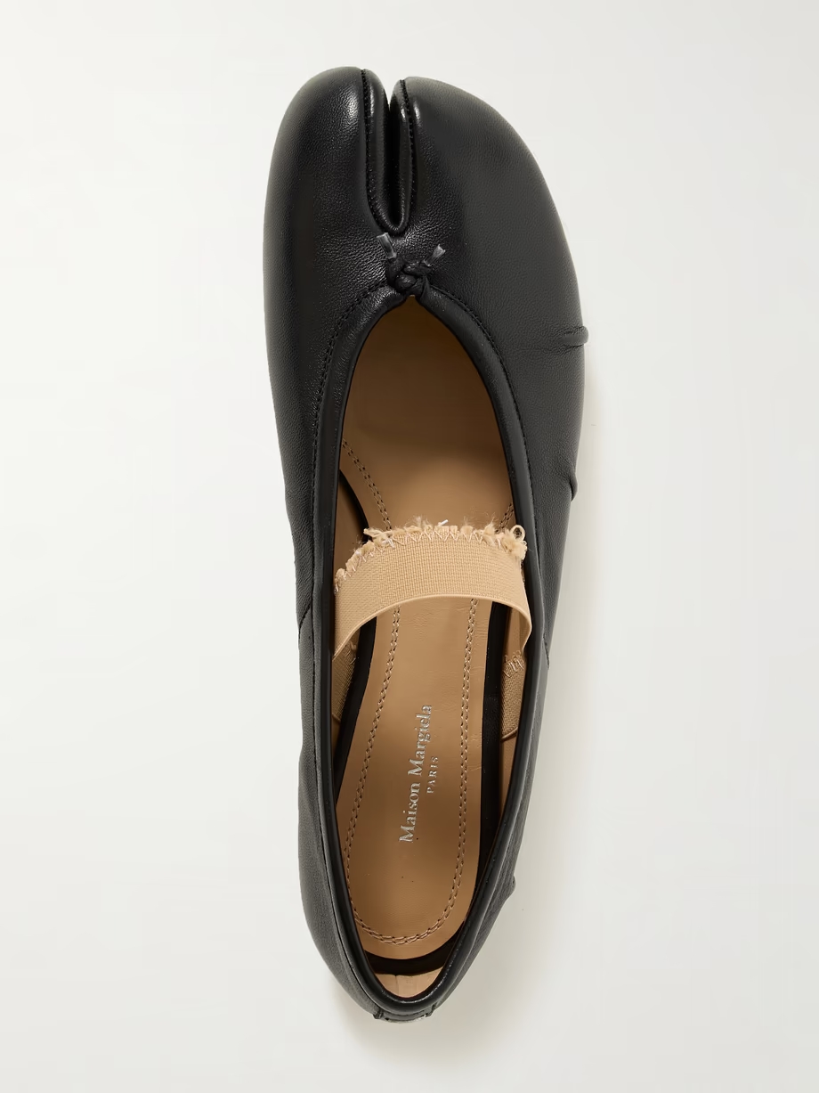 Tabi split-toe leather ballet flats