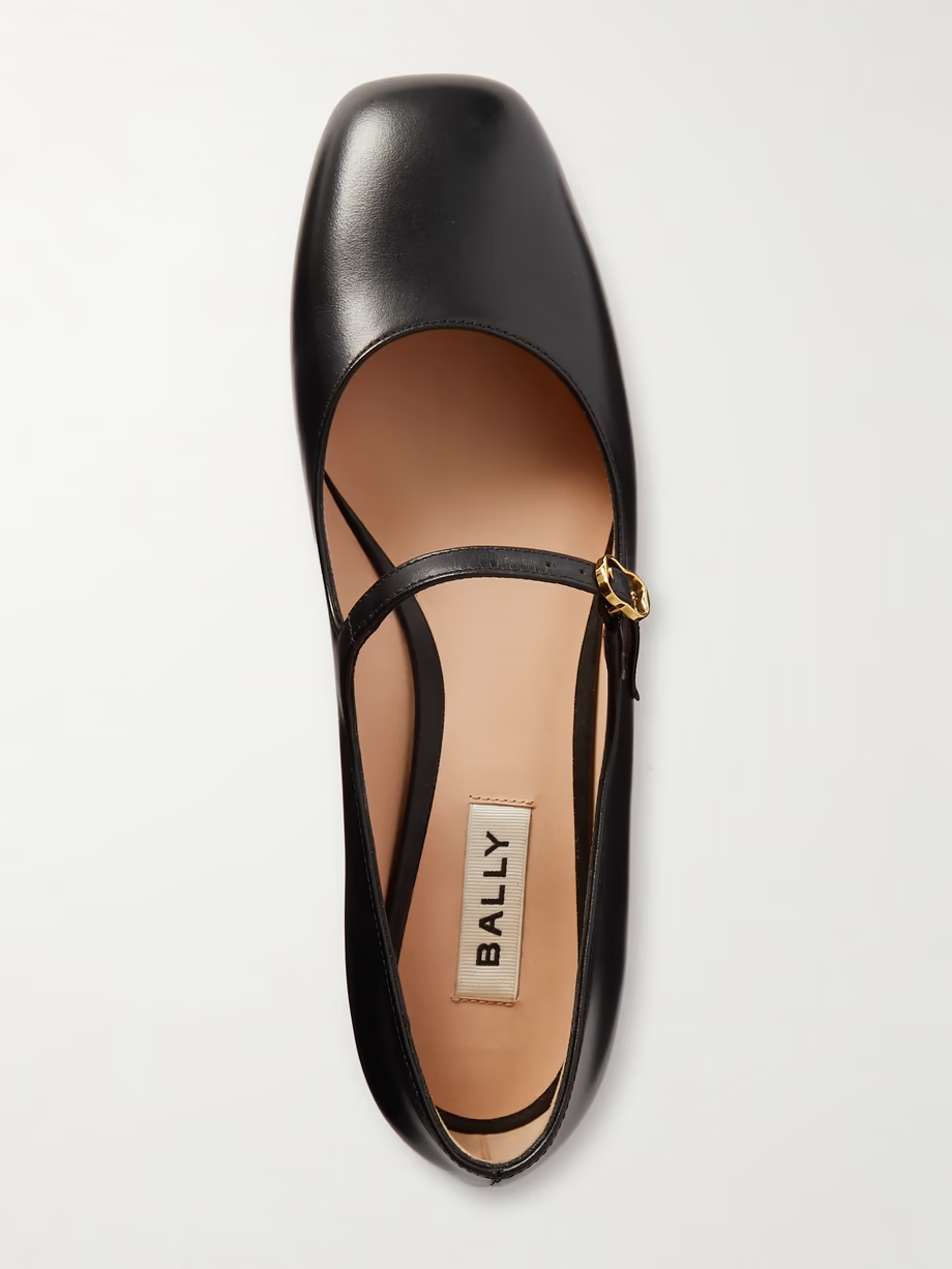 Banya leather Mary Jane ballet flats