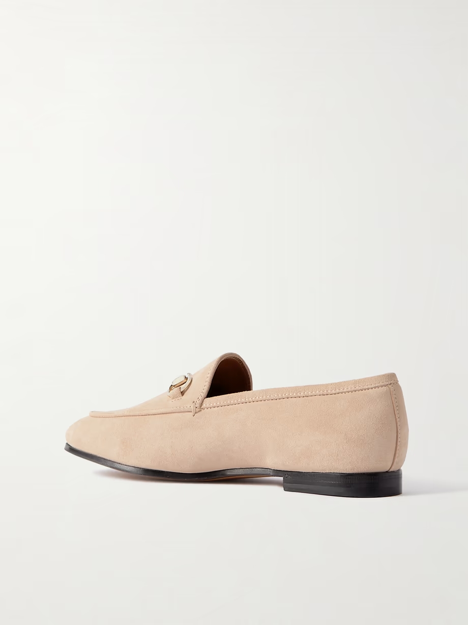 Jordaan horsebit-detailed suede loafers