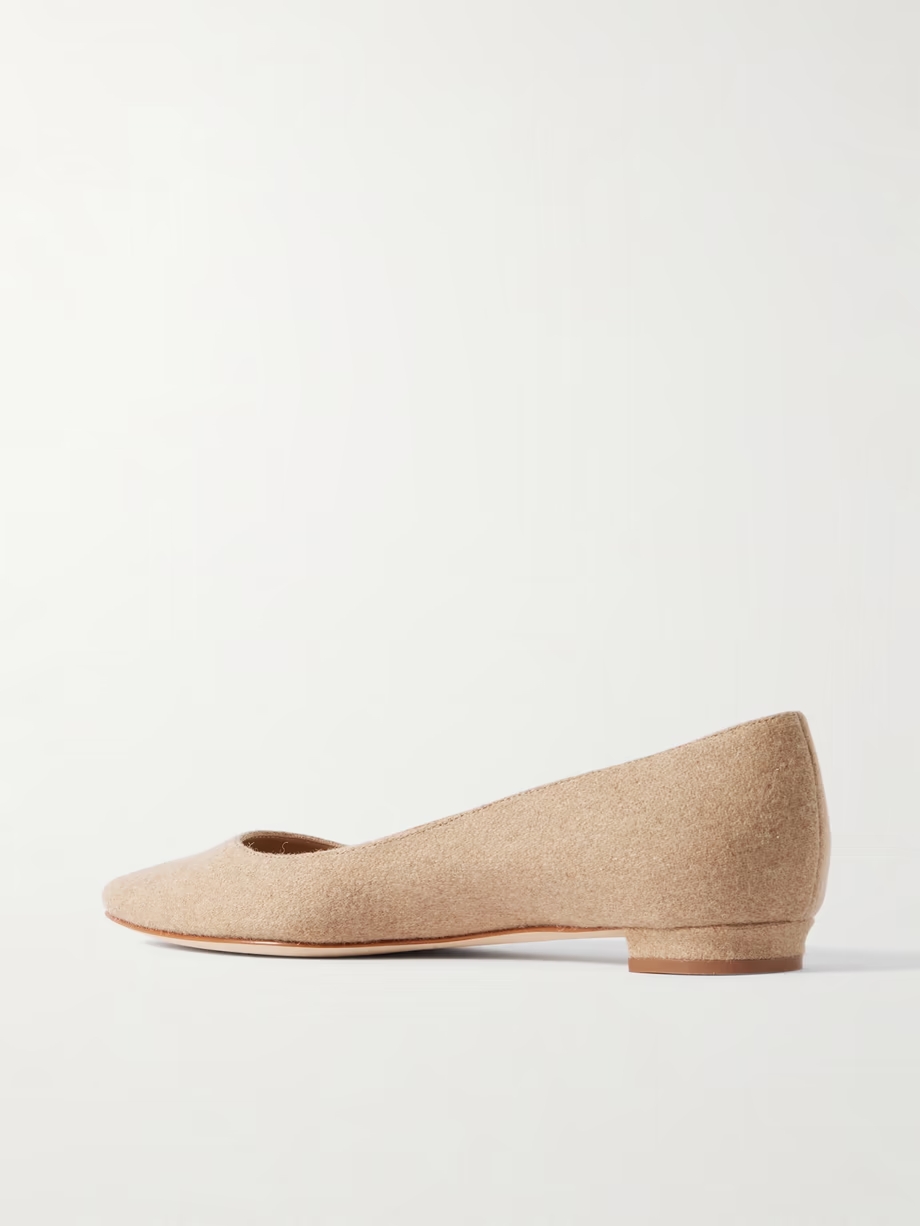 Lanza Bb wool point-toe flats