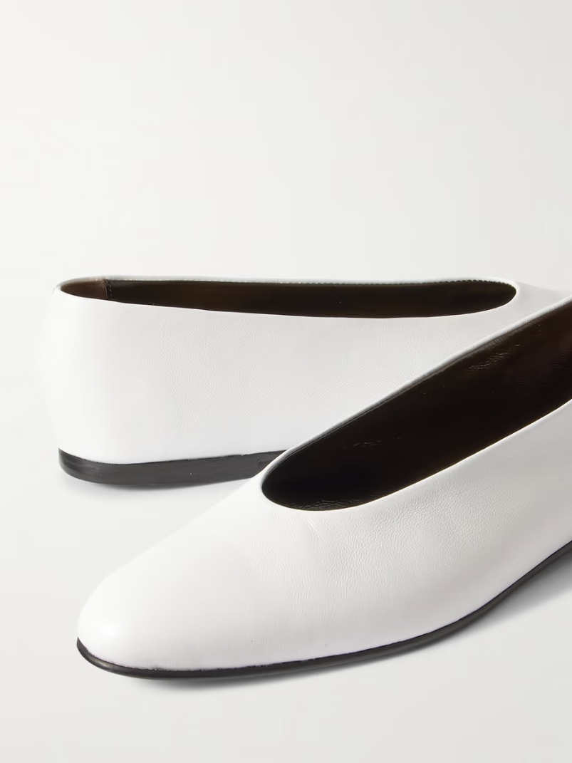 Darcy leather ballet flats