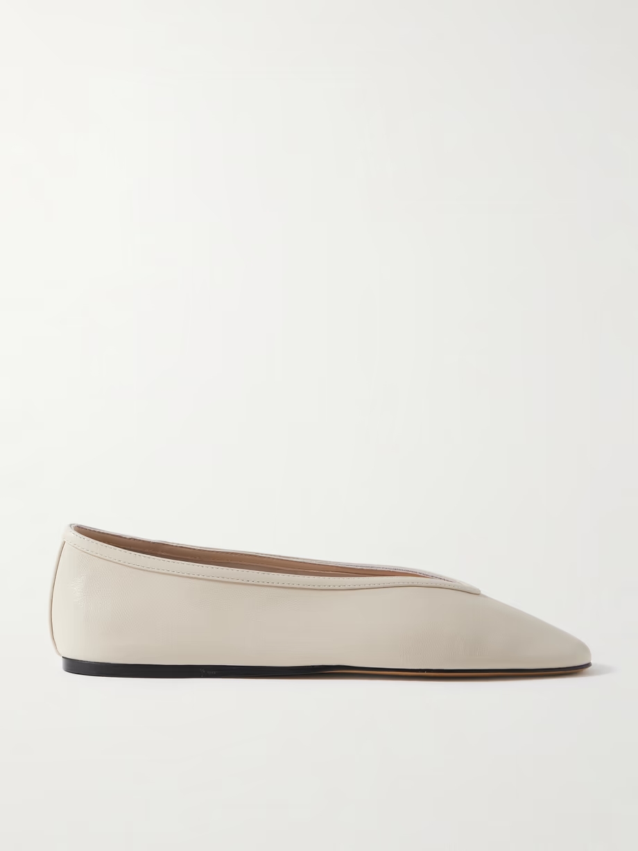 Luna leather ballet flats