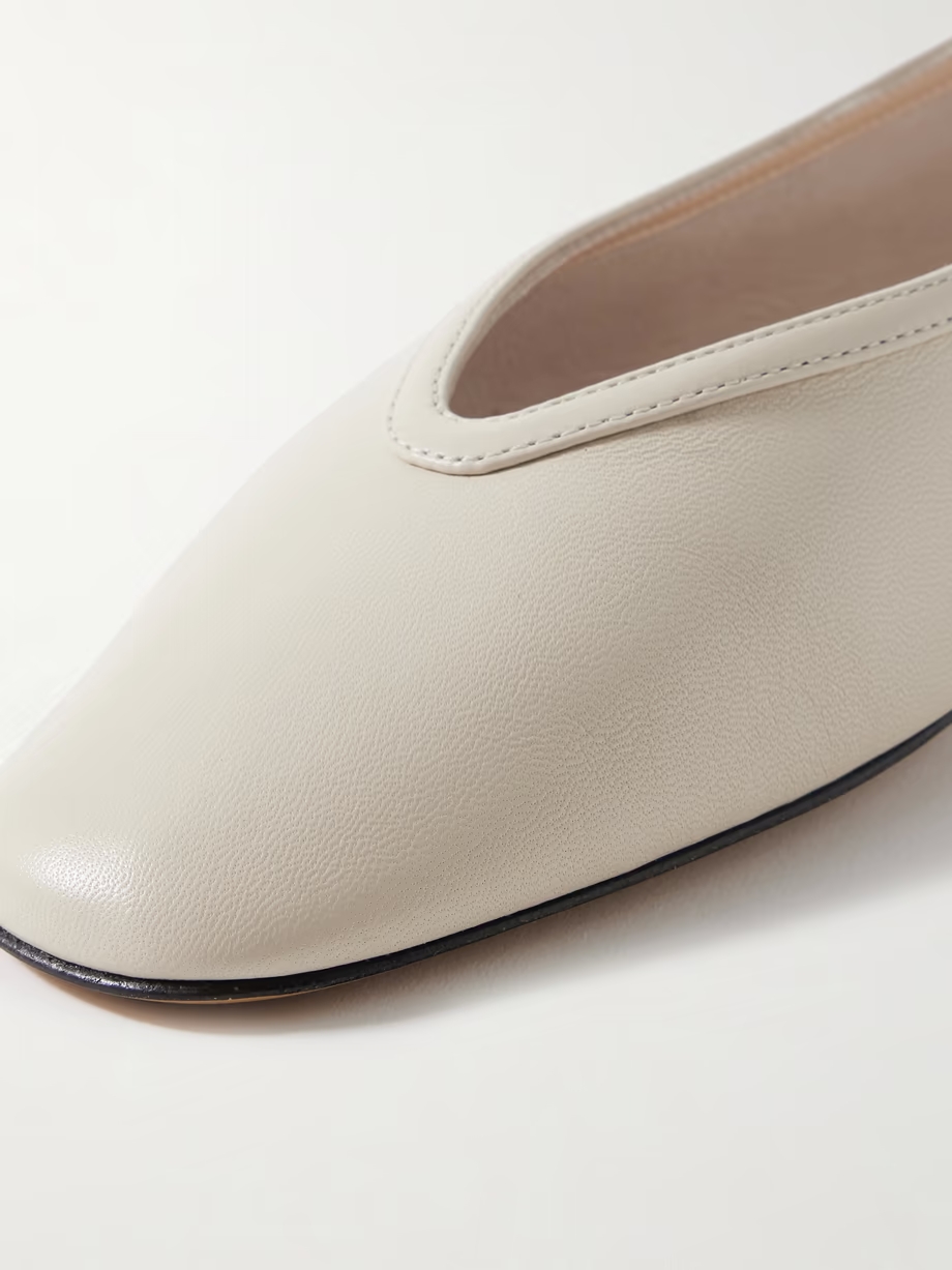 Luna leather ballet flats