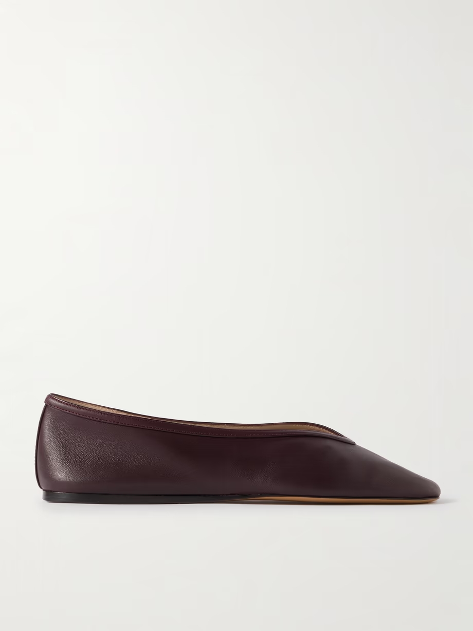 Luna leather ballet flats