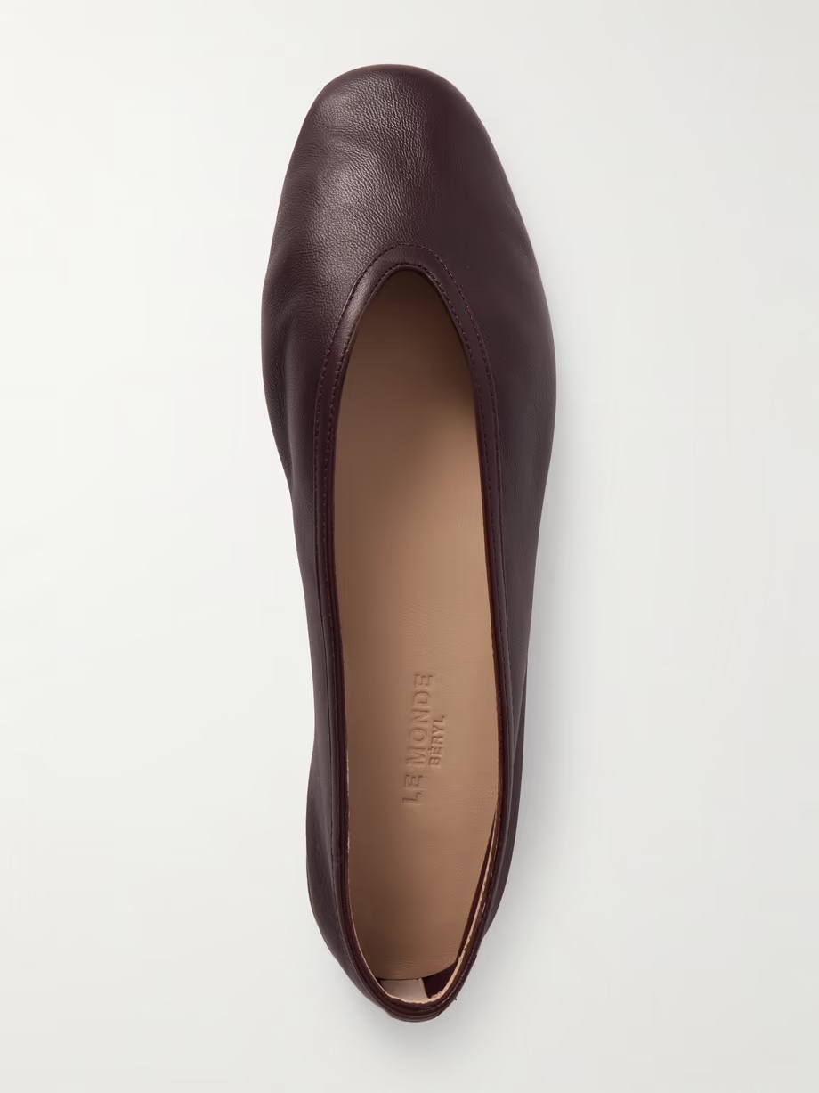 Luna leather ballet flats