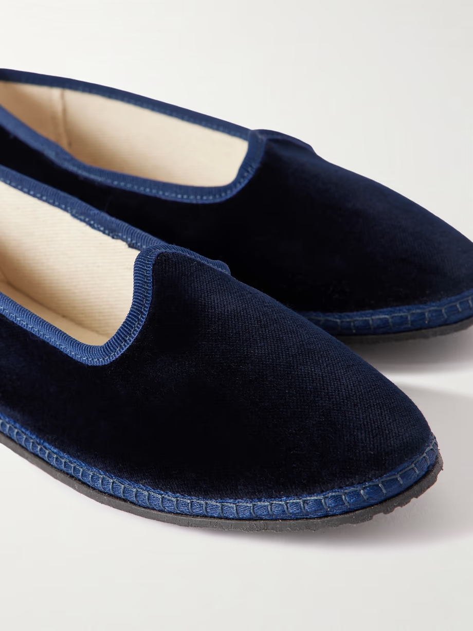 Velvet slippers