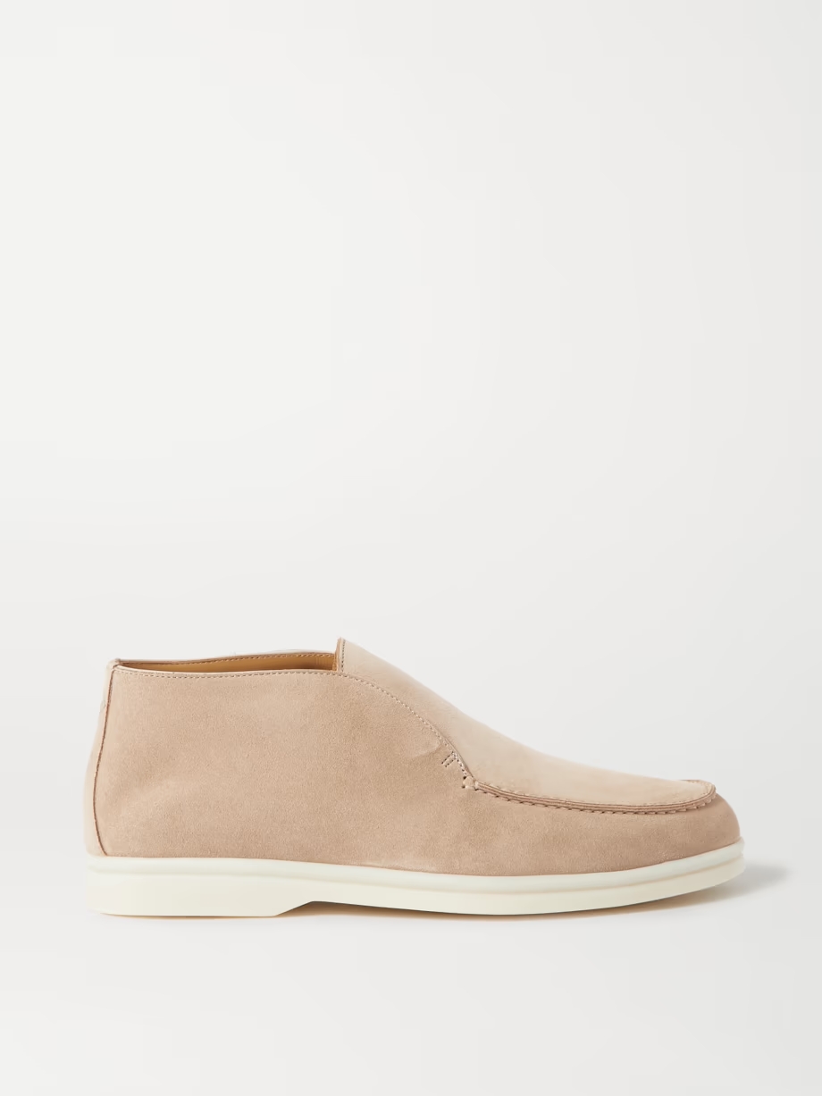 Open Walk suede loafers