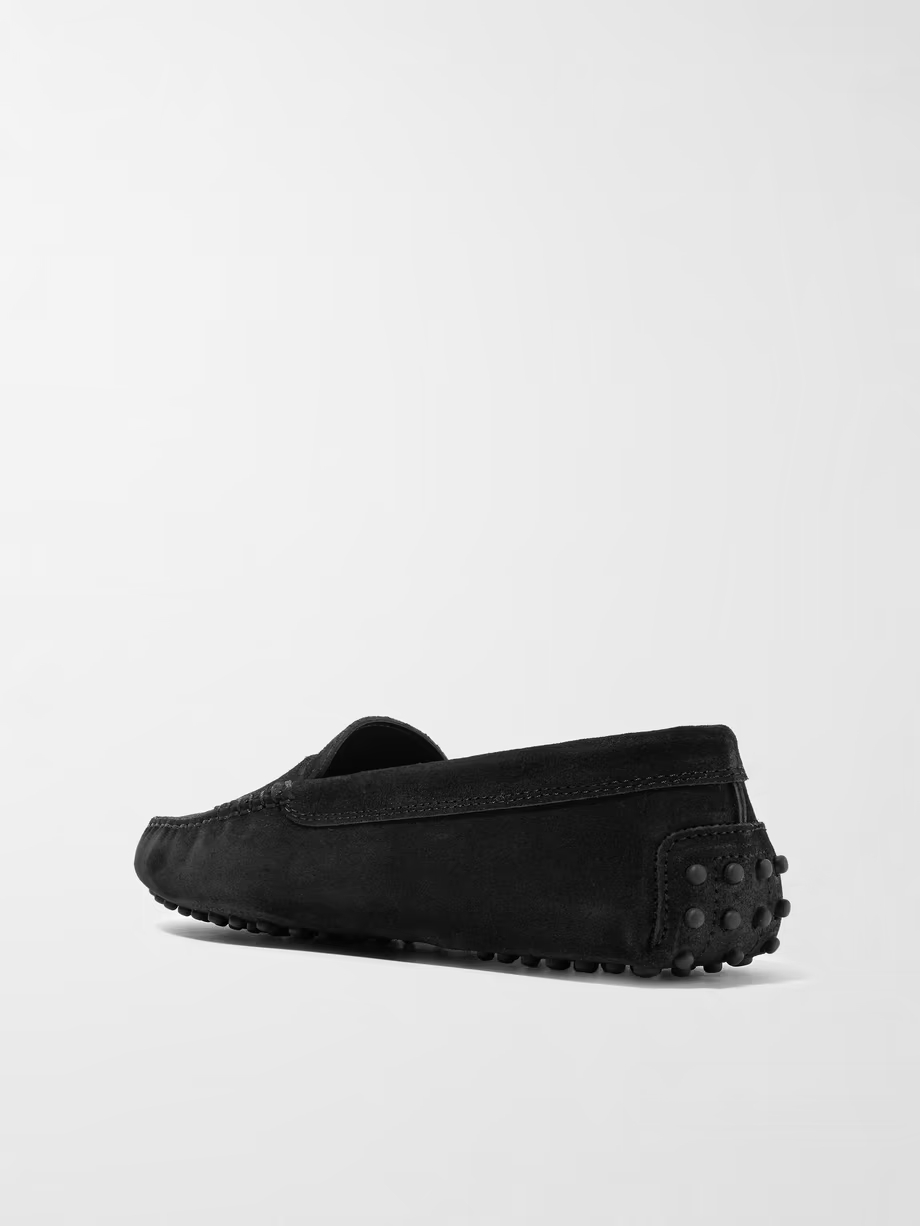 Gommino suede loafers