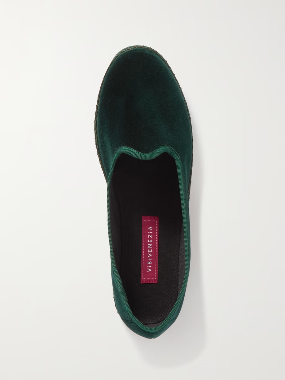 Velvet slippers