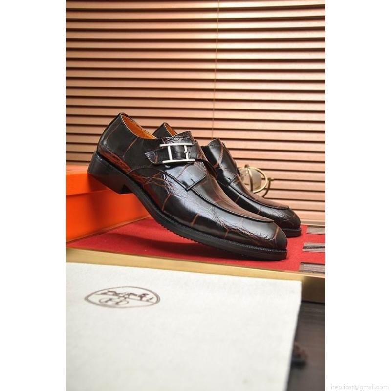 Hermes Men Leather 1219 Hermes sz38-45 1C n1201