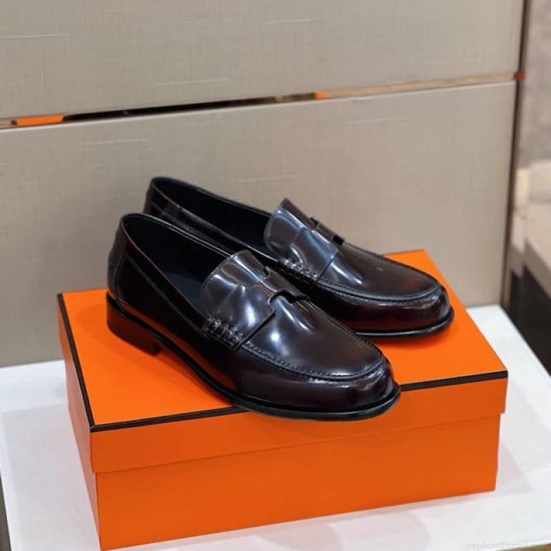 Hermes Men Leather 1219 22530129 SZ 38-44