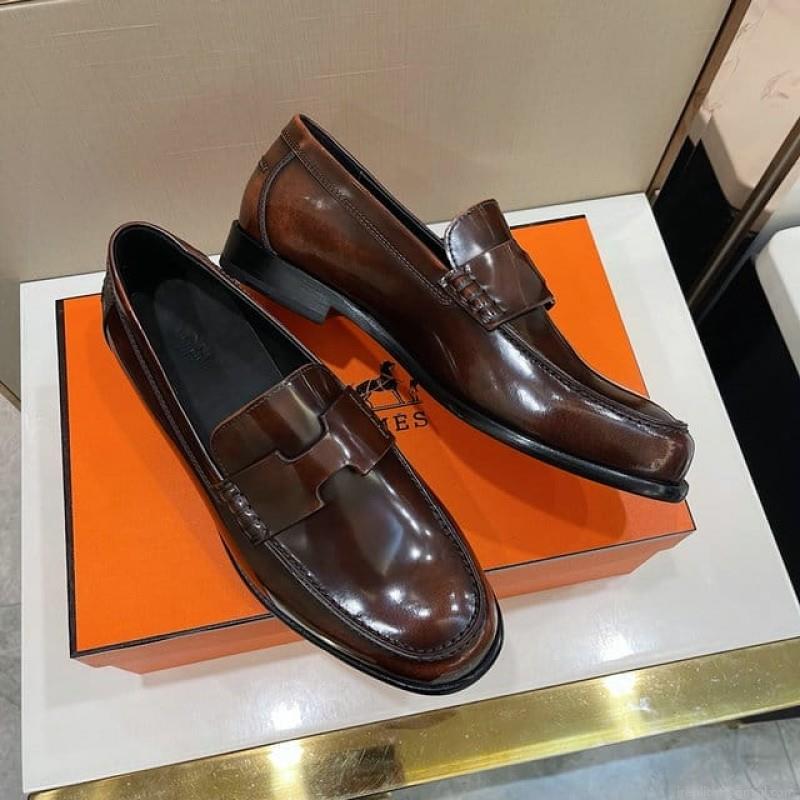 Hermes Men Leather 1219 22530127 SZ 38-44