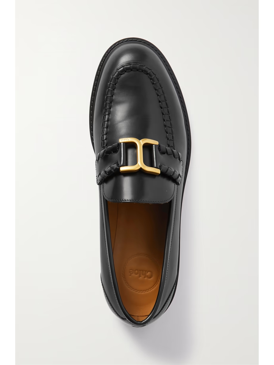 Marcie embellished leather loafers