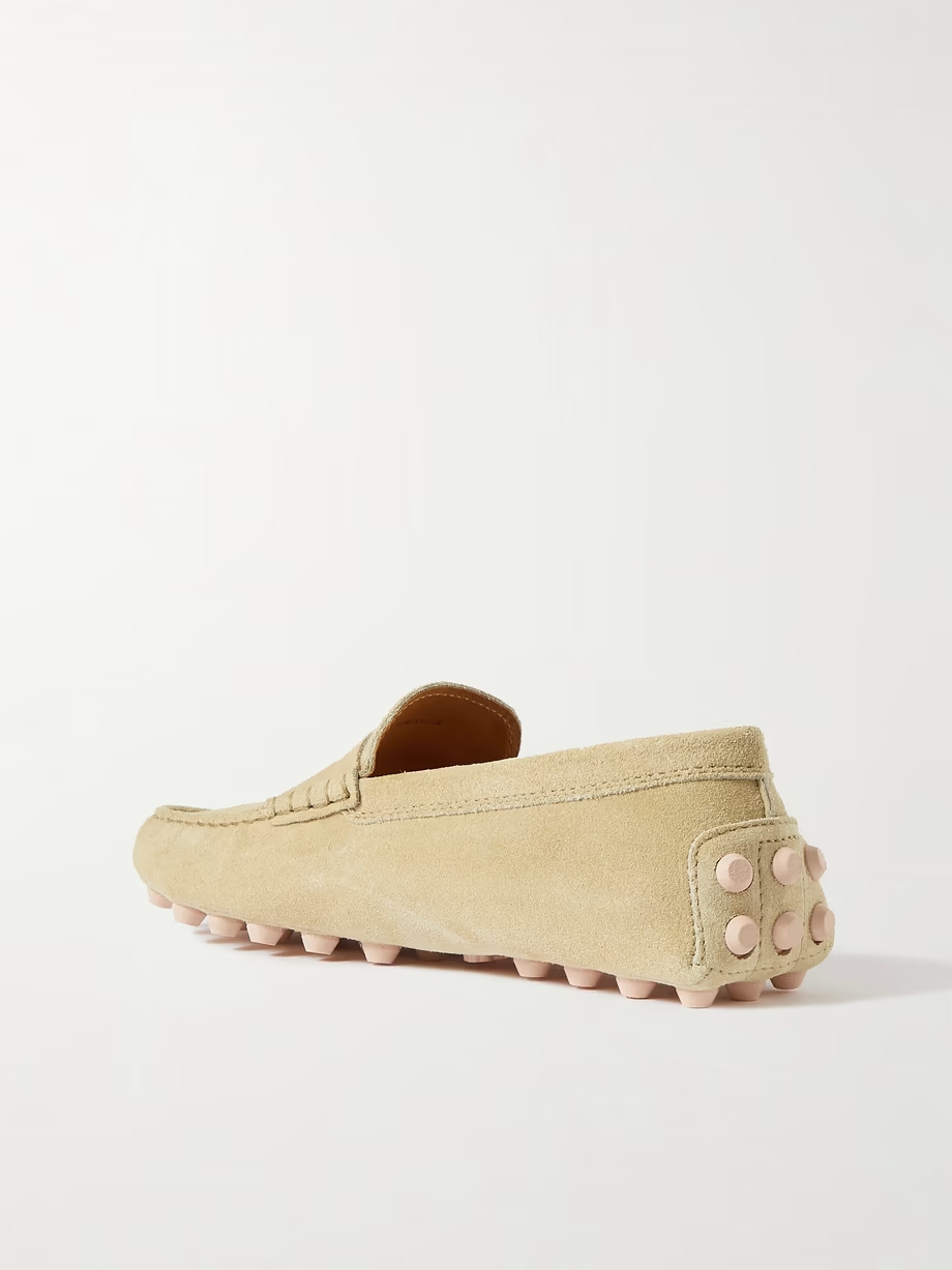 Gommino Bubble suede loafers