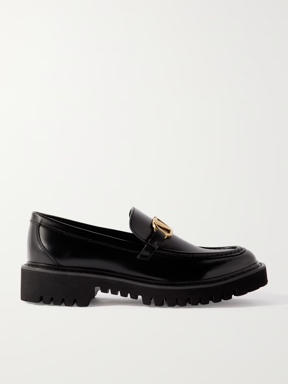 VLOGO leather loafers